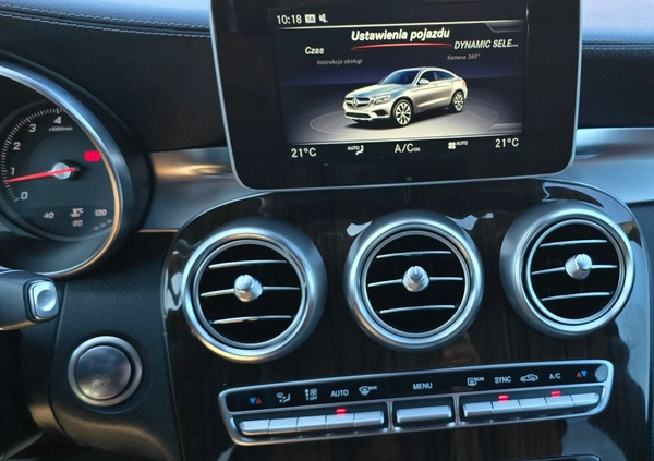 Mercedes-Benz GLC cena 184900 przebieg: 62800, rok produkcji 2018 z Wolbórz małe 781